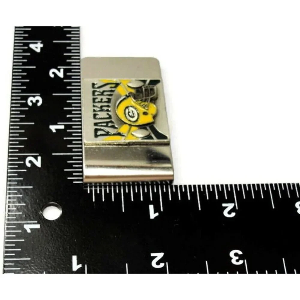 Green Bay Packers Money Clip Stainless Steel Credit Card Cash Heavy
